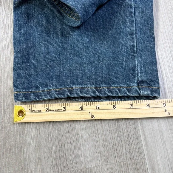 Polo Jeans Ralph Lauren VTG Men's Cotton Denim Blue Jeans Flag Banner 36x32 - Picture 9 of 13